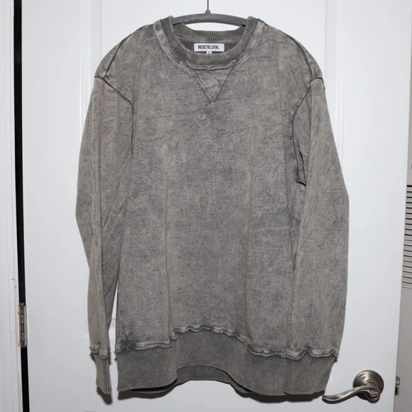 Mercy & Loyal distressed crew neck sweatshirt - Picture 1 of 4